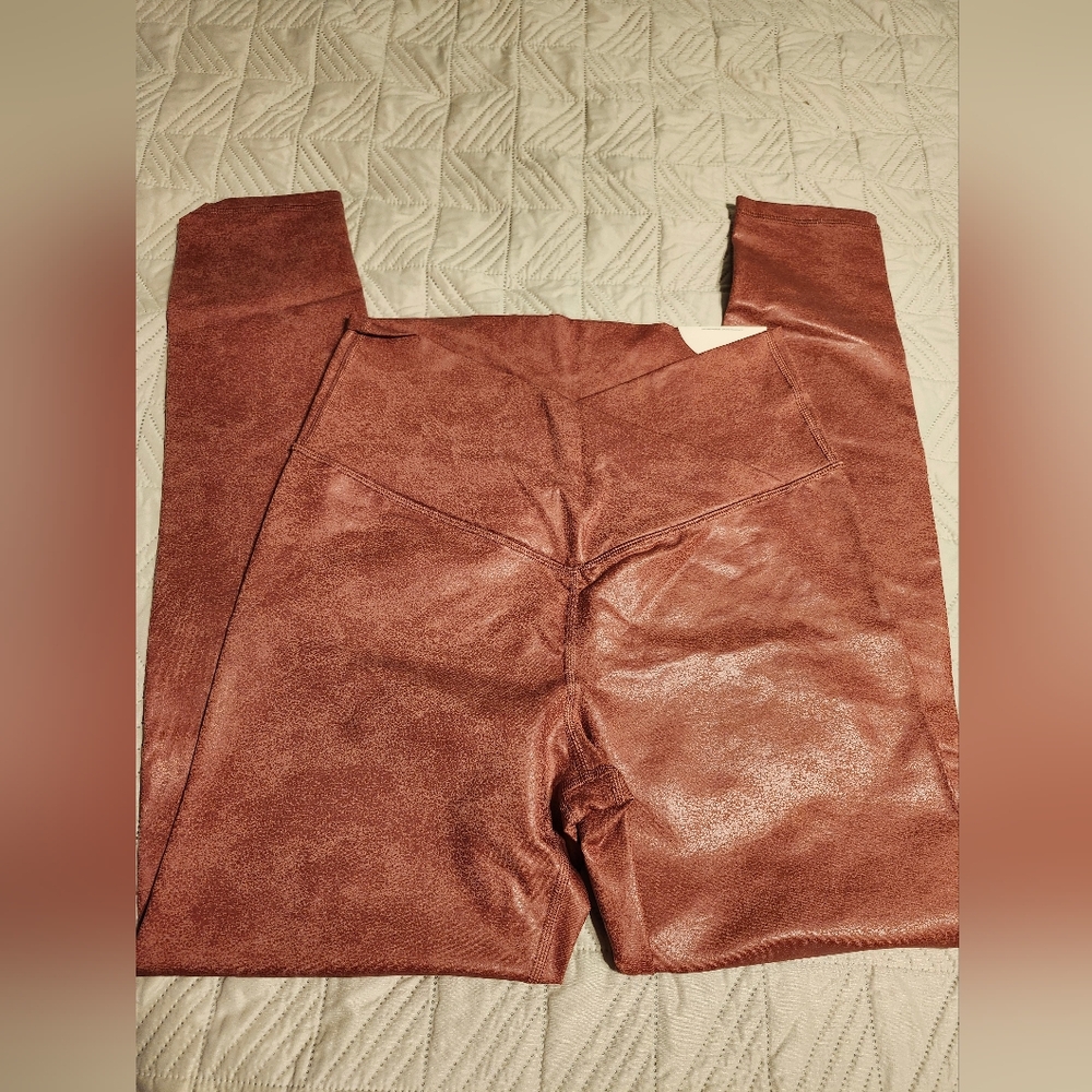 Crossover Aerie Offline Crackle Leggings, Large, pink, Activewear